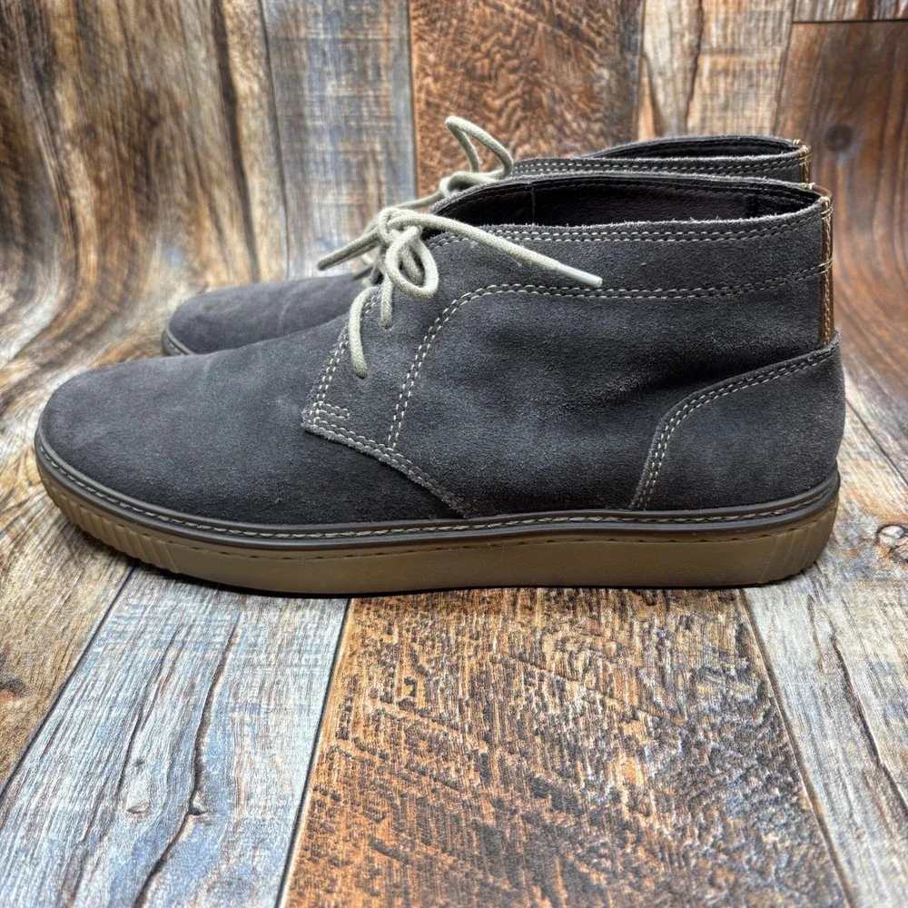 Johnston & Murphy Wallace Chukka Ankle Boots‎ Casual Lace Up Grey Mens 8.5